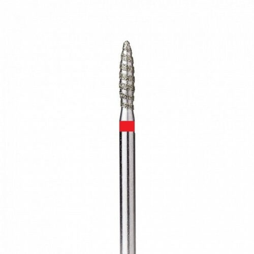 Cuticle bit TORNADO bullet (smooth top) RED 2.1mm - Image 1