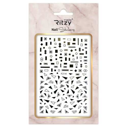 Nail Art Sticker 214 black - Image 1