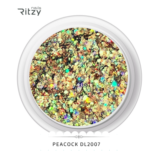 PEACOCK GLITTER DL2007 - Image 1