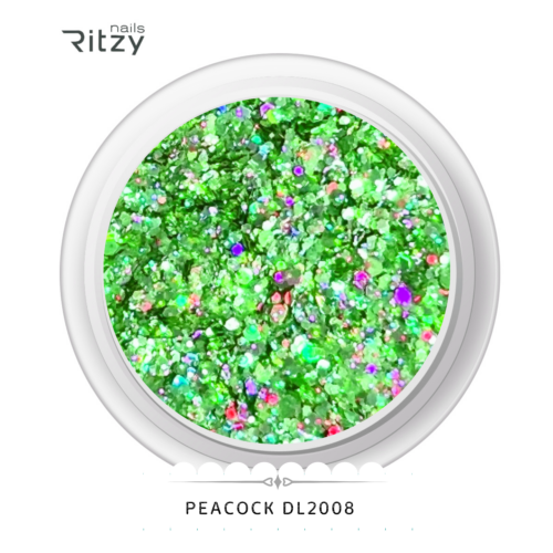 PEACOCK GLITTER DL2008 - Image 1
