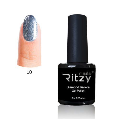 Diamond Riviera Gel Polish Gala Blue 10 - Image 1