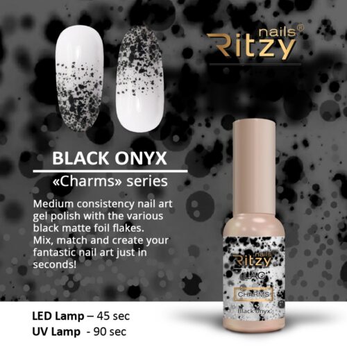 BLACK ONYX  Charms Art Gel - Image 1