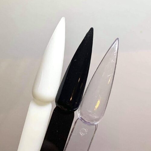 Long Stiletto Display Tips BLACK 50 pcs - Image 1