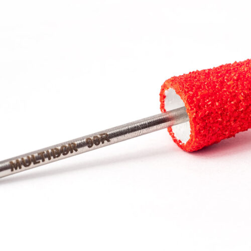 Reusable composite pedicure cap RED Coarse 90R - Image 1