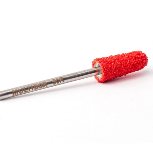 REUSABLE COMPOSITE PEDICURE CAP RED COARSE 50R - Image 1