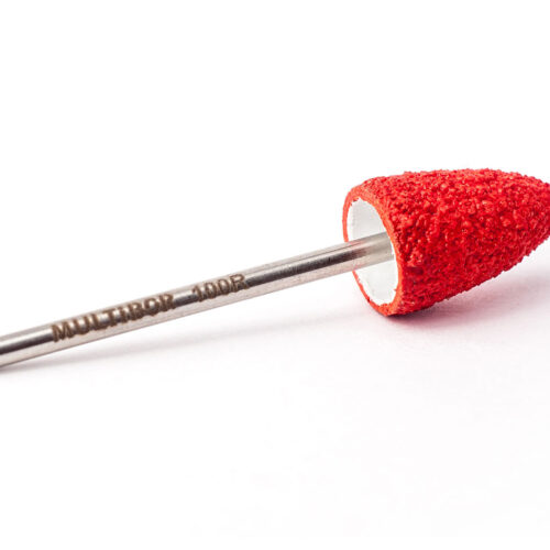 REUSABLE COMPOSITE PEDICURE CAP RED COARSE B100R - Image 1