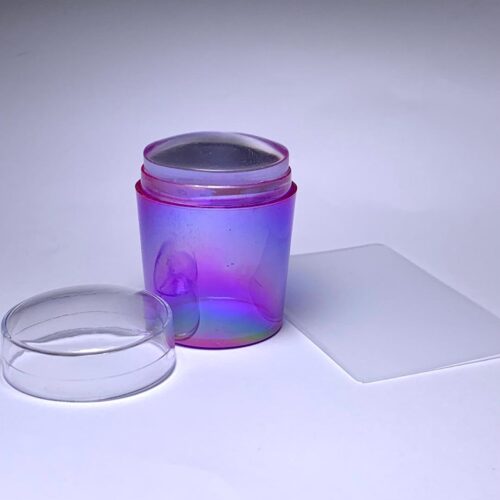 Nail Art Stamper with a scraper LARGE (purple) - Image 1