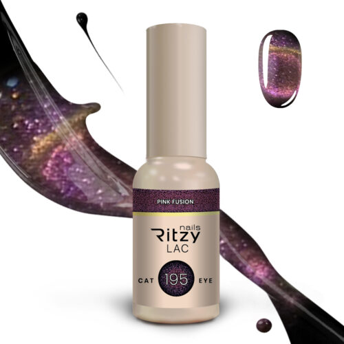 Ritzy Lac 9D Cat Eye PINK FUSION 195 - Image 1