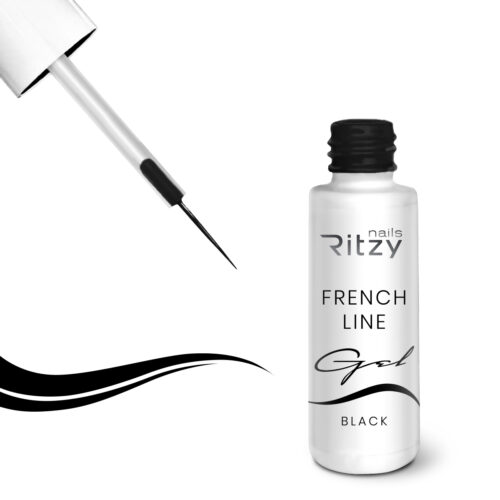FRENCH LINE GEL BLACK 7ml - Image 1