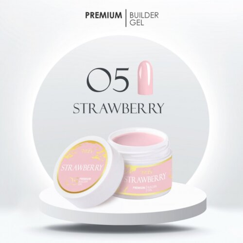 PREMIUM BUILDER GEL STRAWBERRY 05 45ml - Image 1
