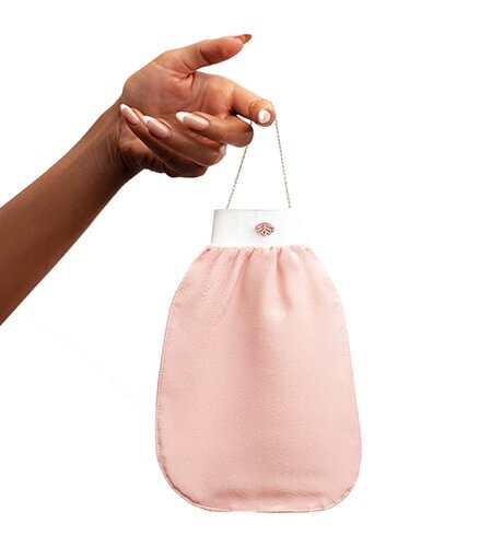 EXFOLIATING MITT 100% HIGH QUALITY SILK - Image 5