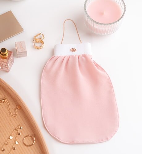 EXFOLIATING MITT 100% HIGH QUALITY SILK - Image 3