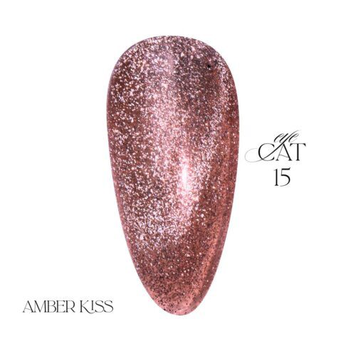LUXURY CAT EYE GEL POLISH AMBER KISS 15 - Image 2