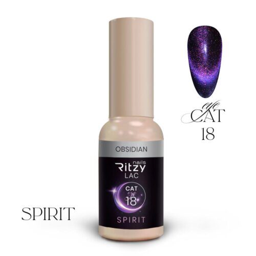 SPIRIT CAT EYE GEL POLISH OBSIDIAN 18 - Image 1