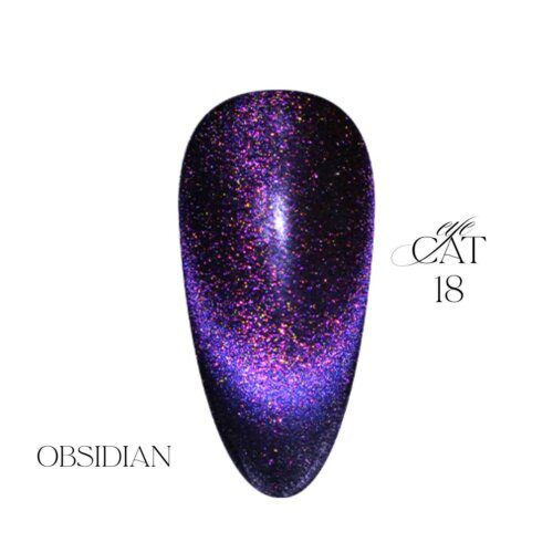 SPIRIT CAT EYE GEL POLISH OBSIDIAN 18 - Image 2