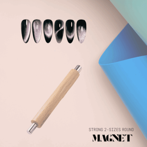 MAGNET ROUND STRONG CYLINDER WOODEN HANDLE - Image 1