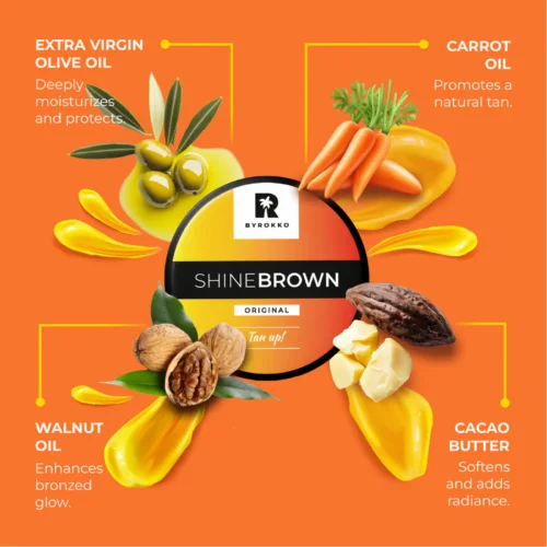 BYROKKO SHINE BROWN CREAM 200ml - Image 2